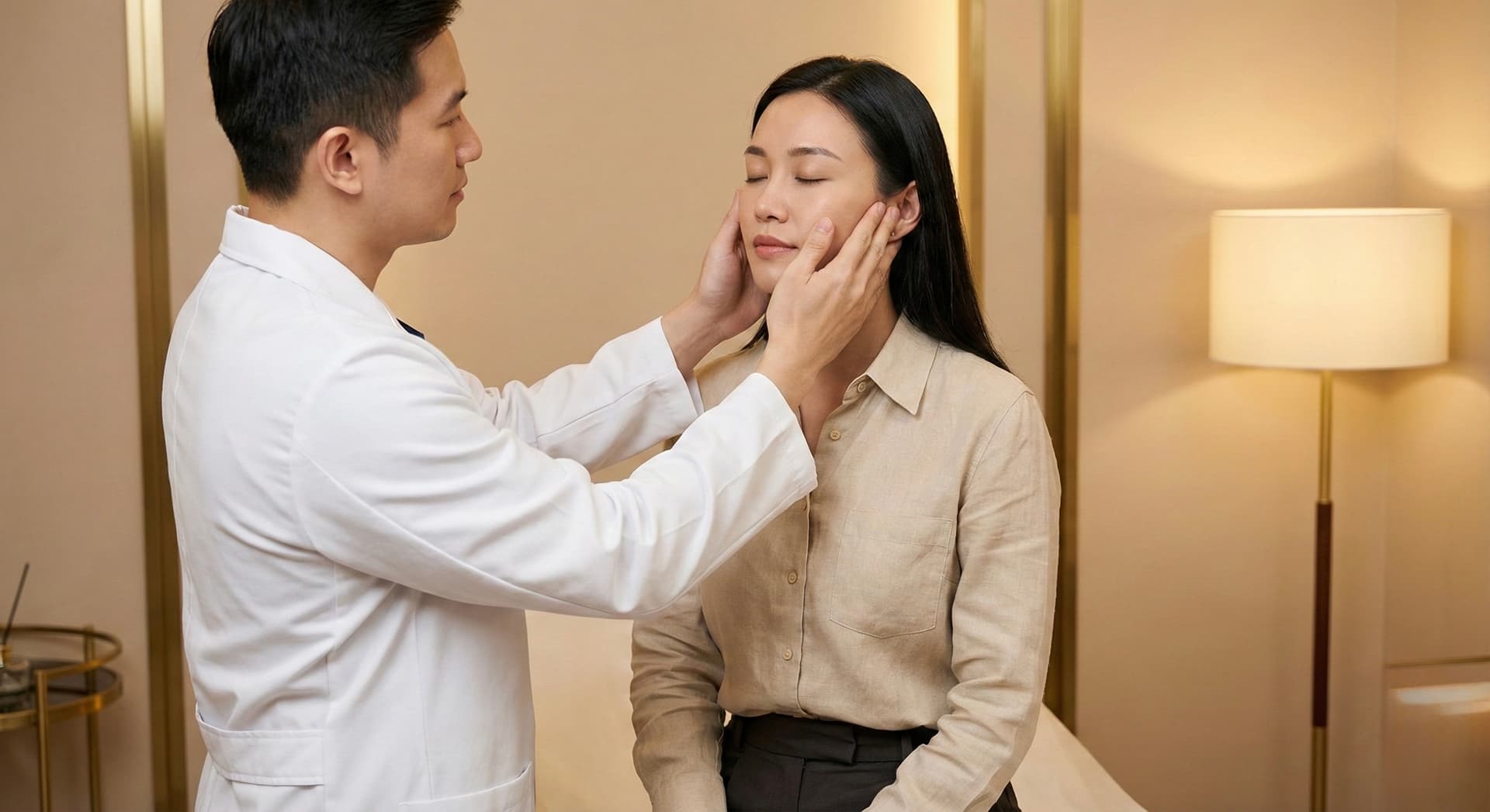 Modern dental clinic interior with professional equipment in Bangkok