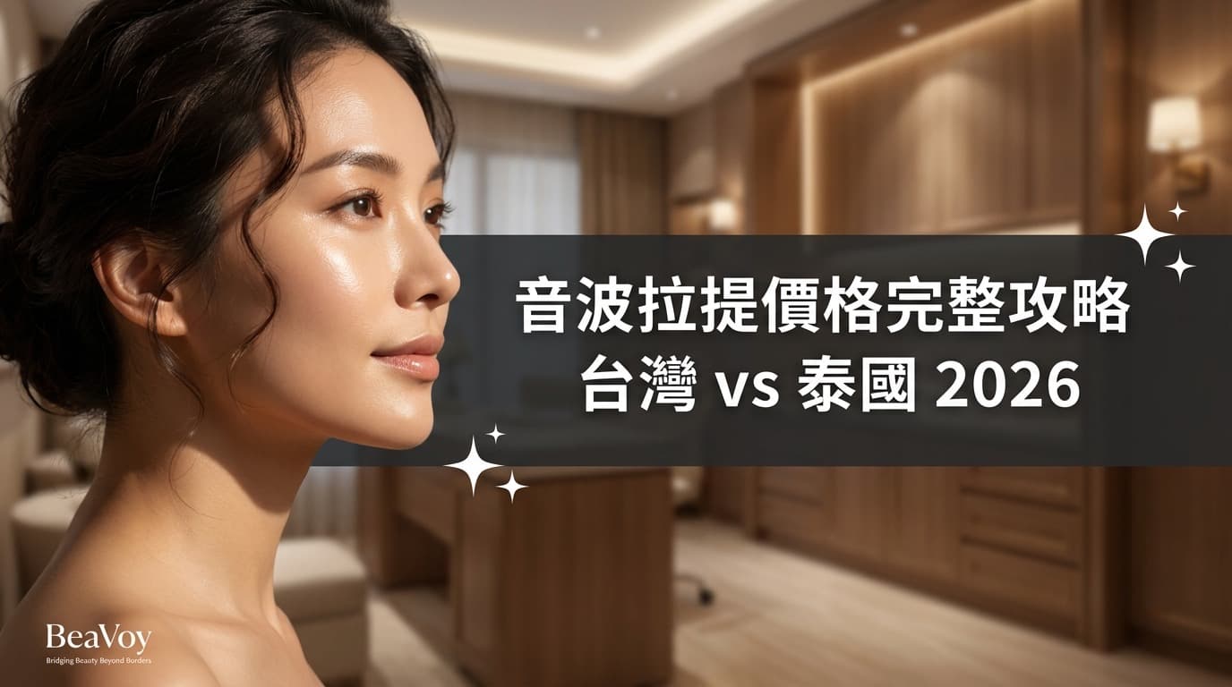 音波拉提價格完整攻略：台灣vs泰國費用比較與品牌挑選指南