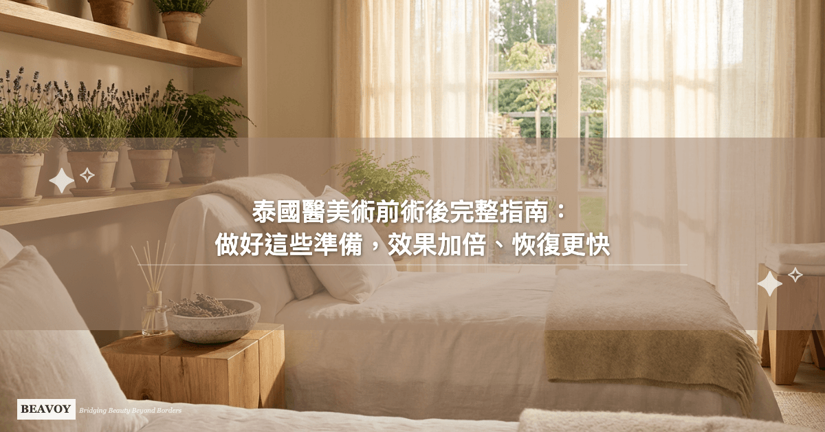 泰國醫美術前術後完整指南：做好這些準備，效果加倍、恢復更快